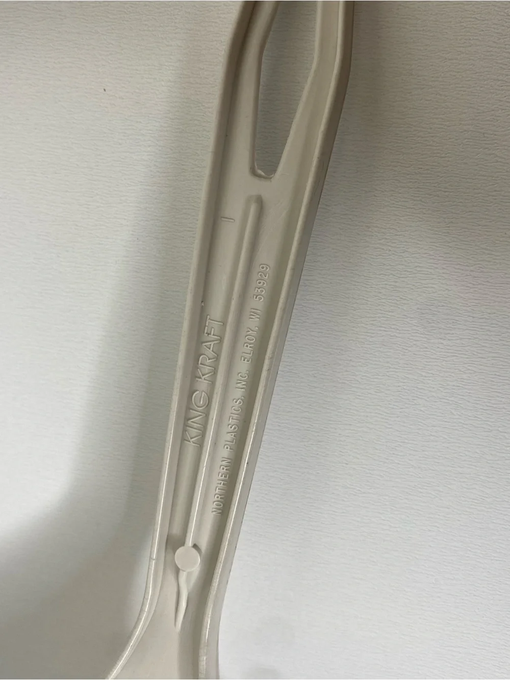 Vintage King Kraft Beige Nylon Slotted Spatula 12